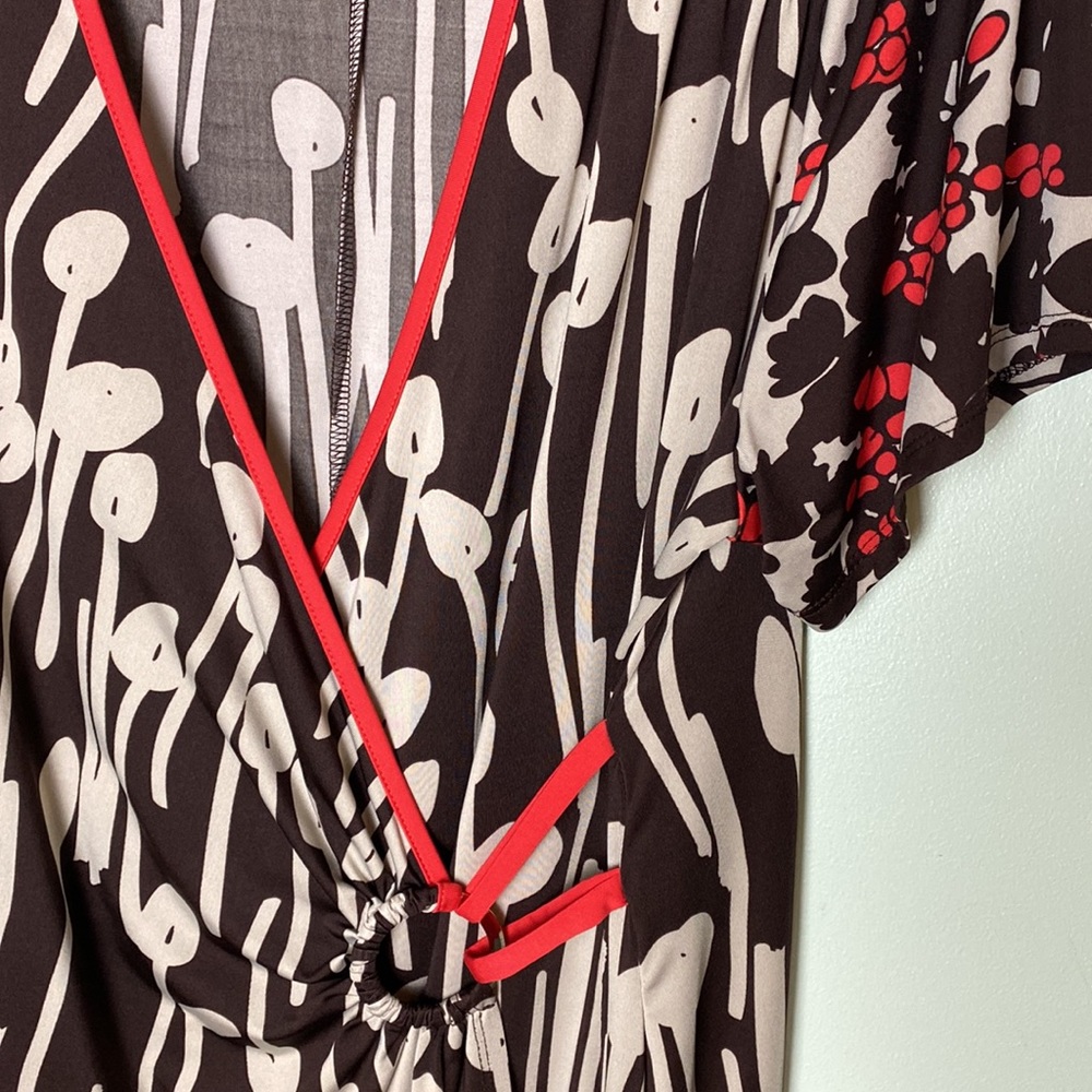Lane Bryant Faux Wrap Midi Dress. Size 18/20 - Picture 3 of 8